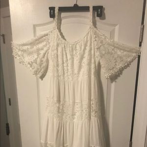 Large white casual dress